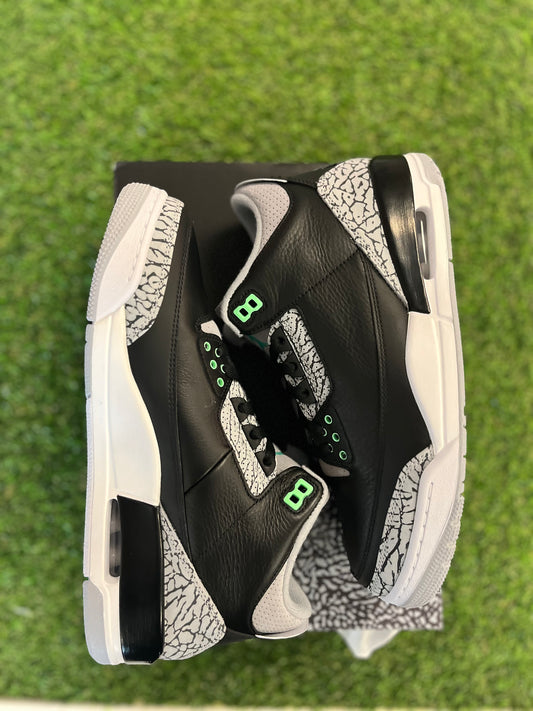 Jordan 3 Green Glow (9)(DS)