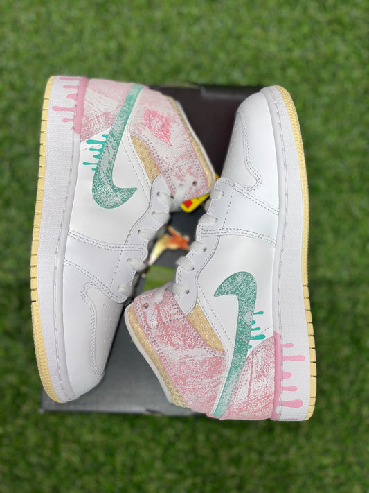 JORDAN 1 MID ICECREAM (7Y)